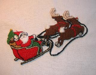 Completed Santa and Sleigh